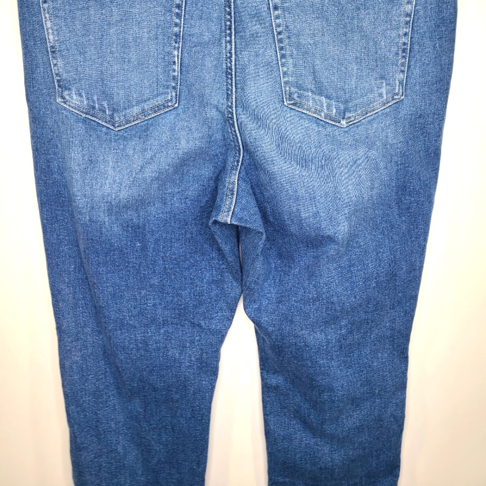 Lane Bryant Plus Size Mid Rise Distressed Skinny Jeans - Picture 7 of 10